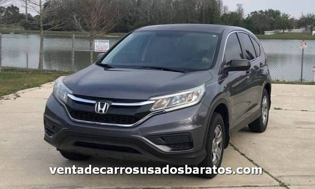 2015 Honda CRV gris dueno vende auto urgente por viaje