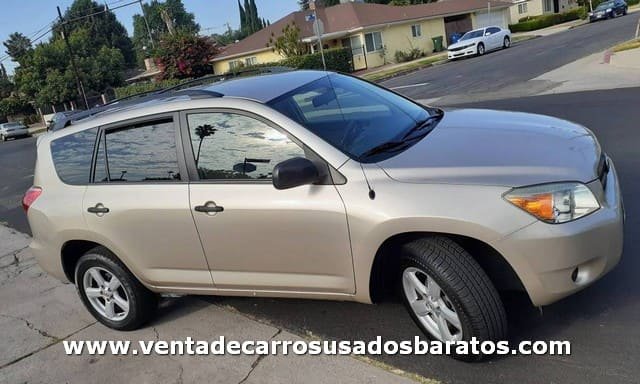 Carro usado toyota rav4 2008 beige en venta por dueno en los angeles CA