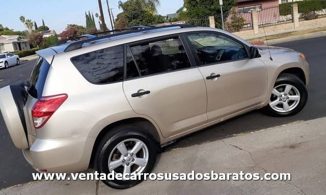 Carro usado toyota rav4 2008 beige en venta por dueno en los angeles CA