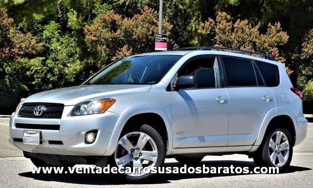 Carro usado toyota rav4 2009 plateado en venta por dueno en los angeles CA